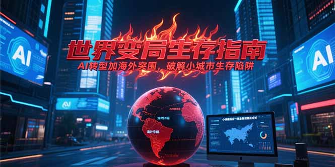 付费文章《世界变局生存指南，AI转型加海外突围，破解小城市生存陷阱》-贝贝云网创