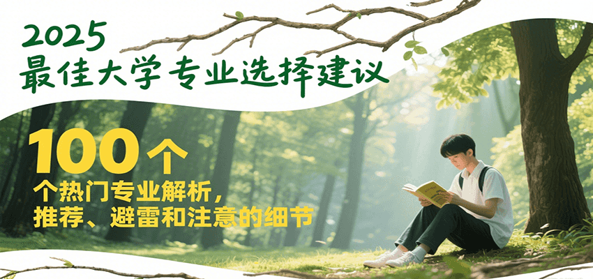 2025最佳大学专业选择建议，100个热门专业解析，推荐、避雷和注意的细节-贝贝云网创
