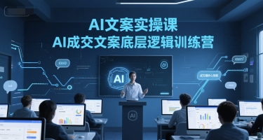 AI文案实操课，AI成交文案底层逻辑训练营-贝贝云网创