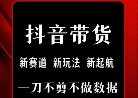 抖音短视频一刀不剪带货，不剪辑，不直播，每天发个视频，等着出单获取带货佣金-贝贝云网创