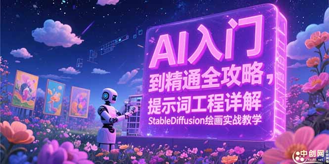 AI入门到精通全攻略，提示词工程详解，StableDiffusion绘画实战教学-贝贝云网创
