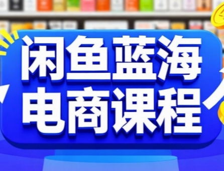 闲鱼蓝海电商课程，手把手助你快速上手，轻松实现闲鱼稳定盈利-贝贝云网创