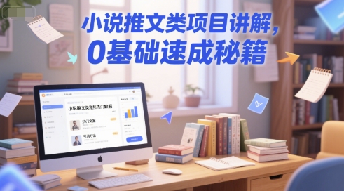 小说推文类项目讲解，0 基础速成秘籍-贝贝云网创