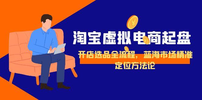 淘宝虚拟电商起盘，开店选品全流程，蓝海市场精准定位方法论-贝贝云网创