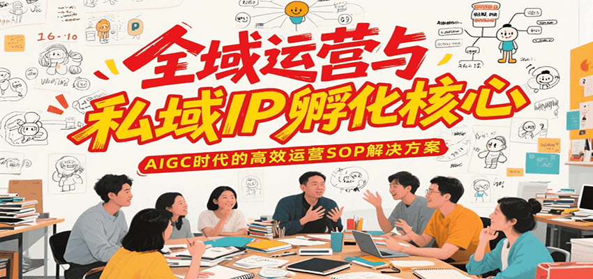 全域运营与私域IP孵化核心，AIGC时代的高效运营SOP解决方案-贝贝云网创