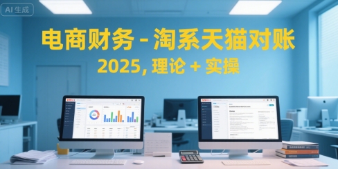 电商财务-淘系天猫对账2025，理论+实操-贝贝云网创