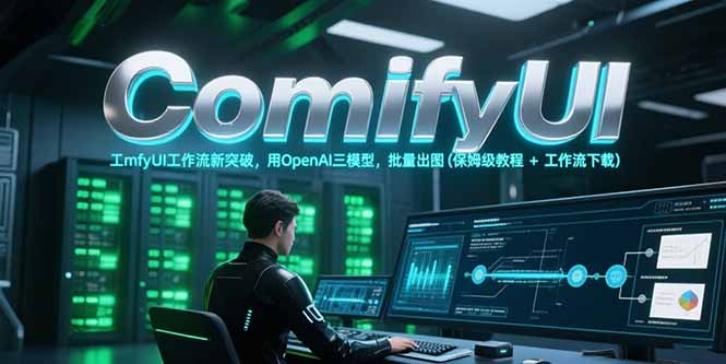 ComfyUI工作流新突破，用OpenAI三模型，批量出图(保姆级教程+工作流下载-贝贝云网创