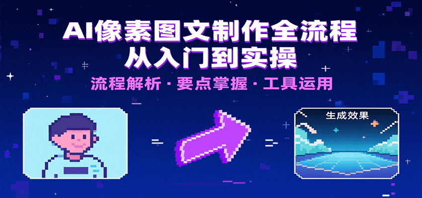 AI像素图文制作全流程：内容要点、文案选择及所用工具，助你快速入局-贝贝云网创