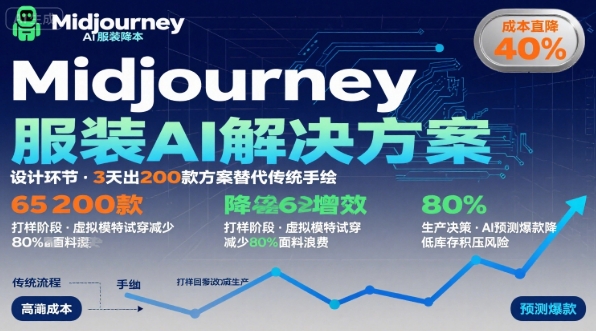 AI在服装领域的运用，使用midjourney做服装辅助企业降低成本-贝贝云网创