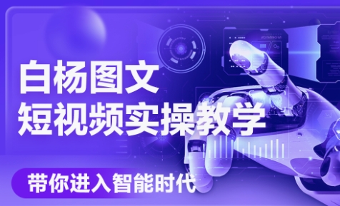 白杨老师·Ai图文短视频实操课(更新6月)-贝贝云网创