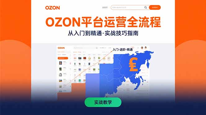 OZON平台运营全流程：快速掌握OZON从入门到精通的实战技巧-贝贝云网创