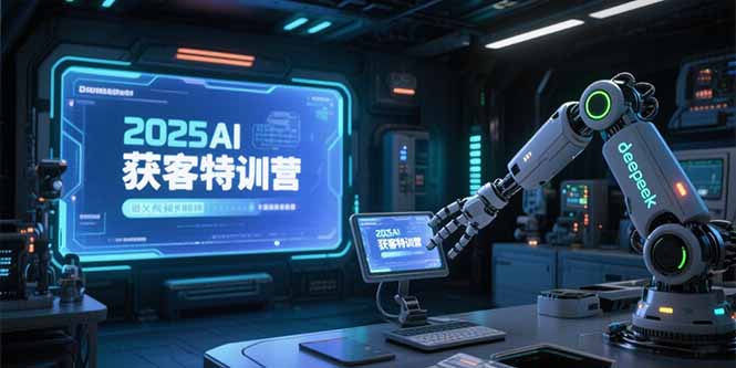 2025AI获客特训营，AI图文视频全制作，deepseek工具实操教学-贝贝云网创